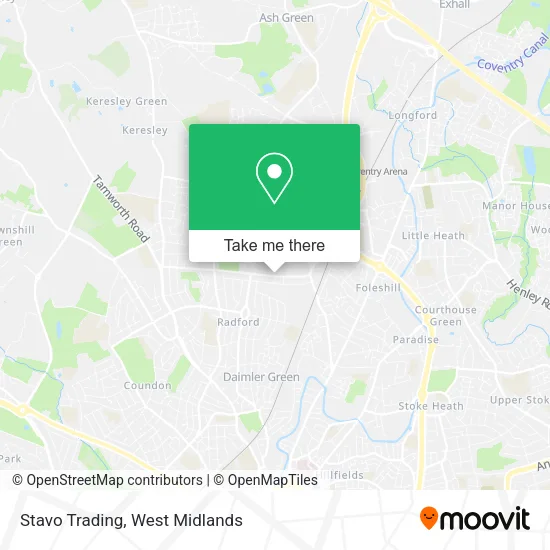 Stavo Trading map