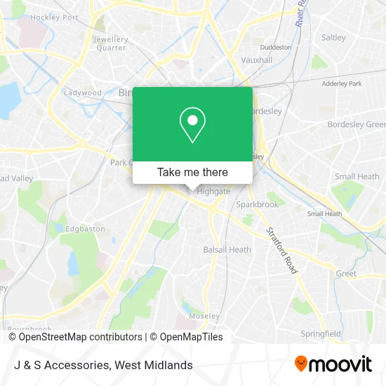 J & S Accessories map