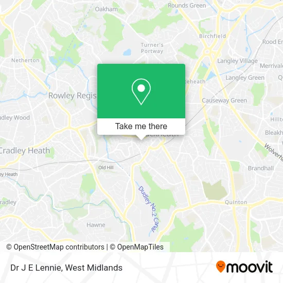 Dr J E Lennie map