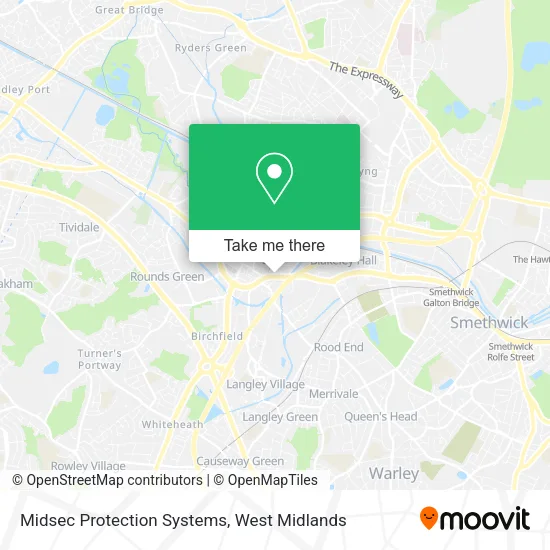 Midsec Protection Systems map