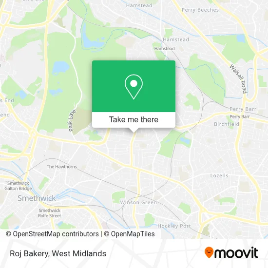 Roj Bakery map
