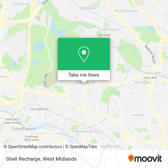 Shell Recharge map
