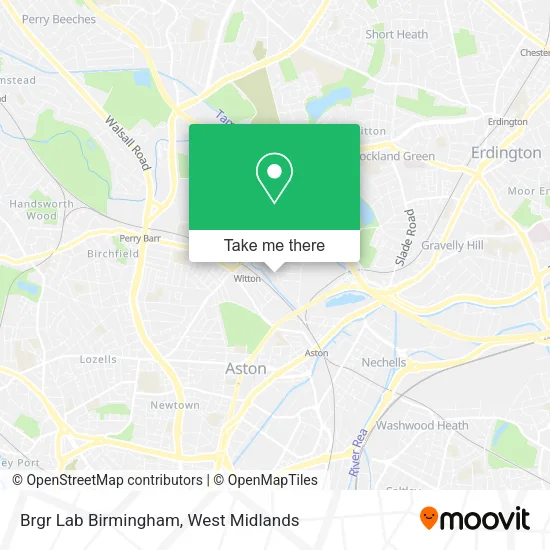 Brgr Lab Birmingham map