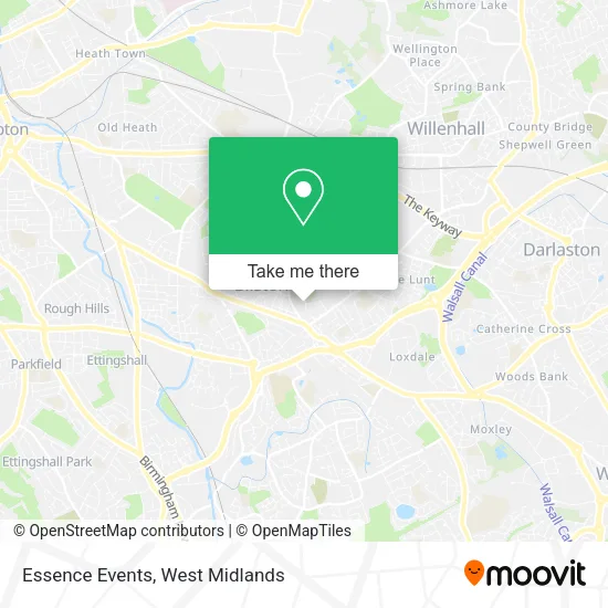 Essence Events map