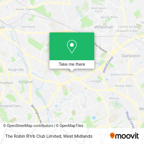 The Robin R'n'b Club Limited map