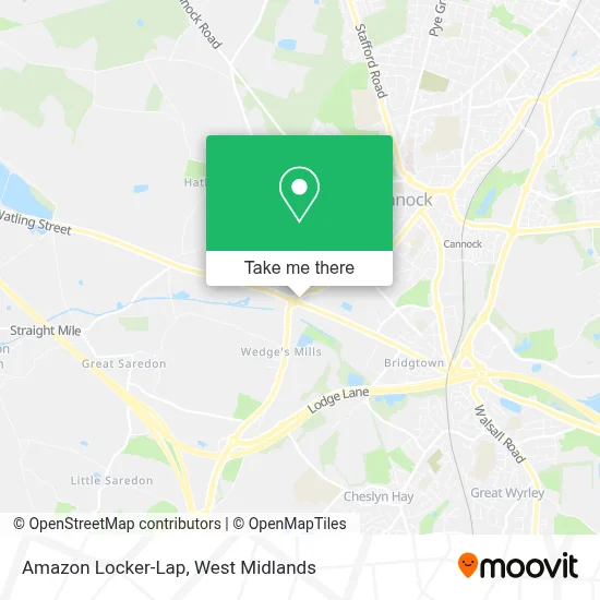 Amazon Locker-Lap map