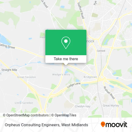Orpheus Consulting Engineers map