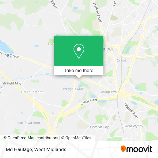 Md Haulage map