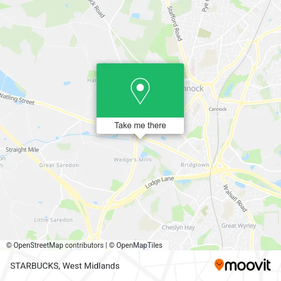 STARBUCKS map