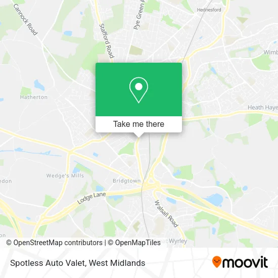 Spotless Auto Valet map