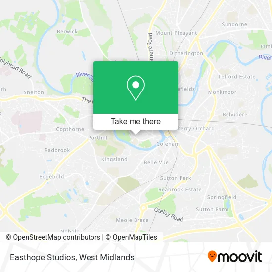 Easthope Studios map