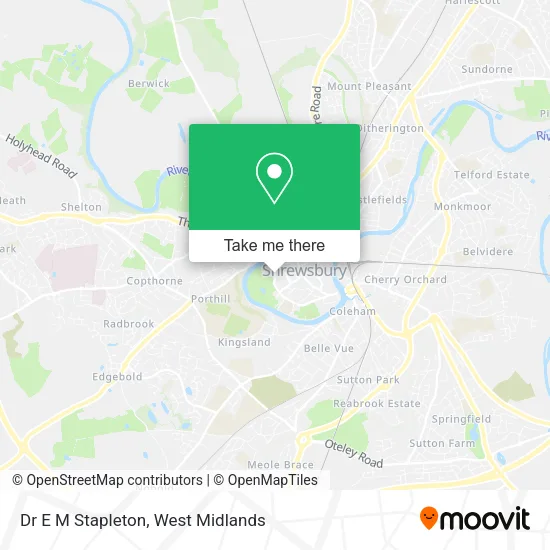 Dr E M Stapleton map