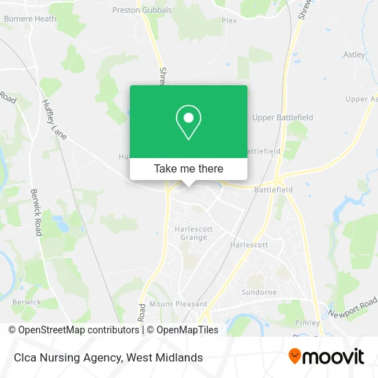 Clca Nursing Agency map