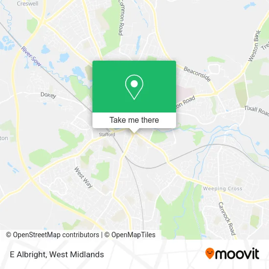 E Albright map