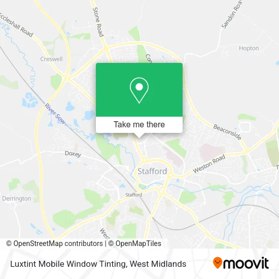 Luxtint Mobile Window Tinting map