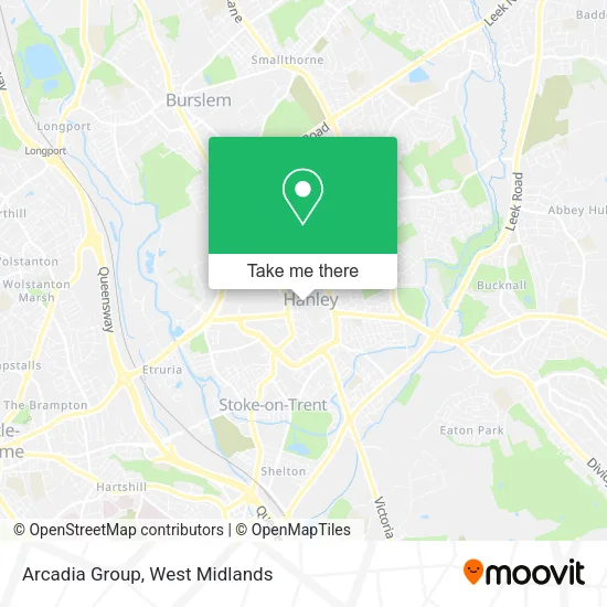 Arcadia Group map