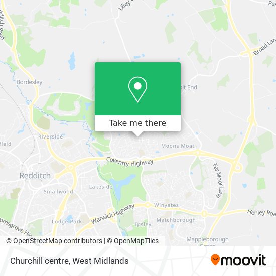 Churchill centre map