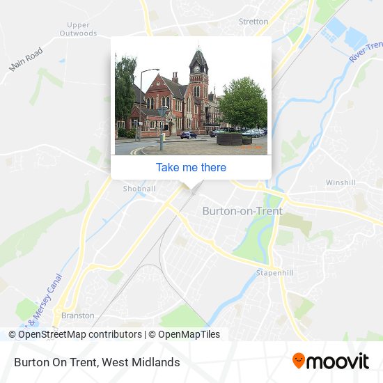 brillante adolescente Notorio How to get to Burton On Trent in West Midlands by Bus or Train?