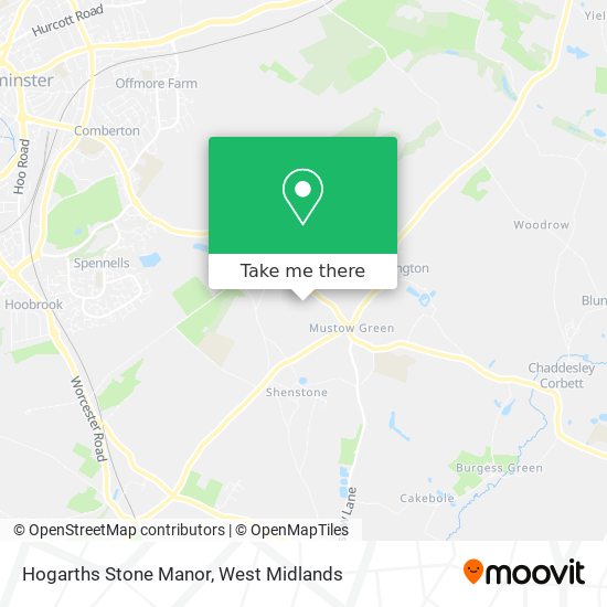 Hogarths Stone Manor map