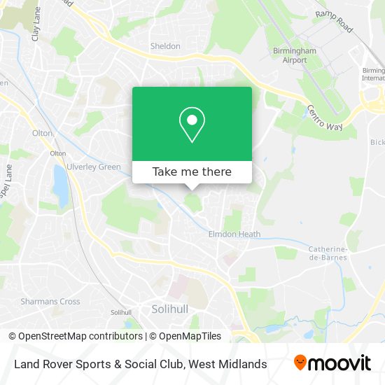 Land Rover Sports & Social Club map