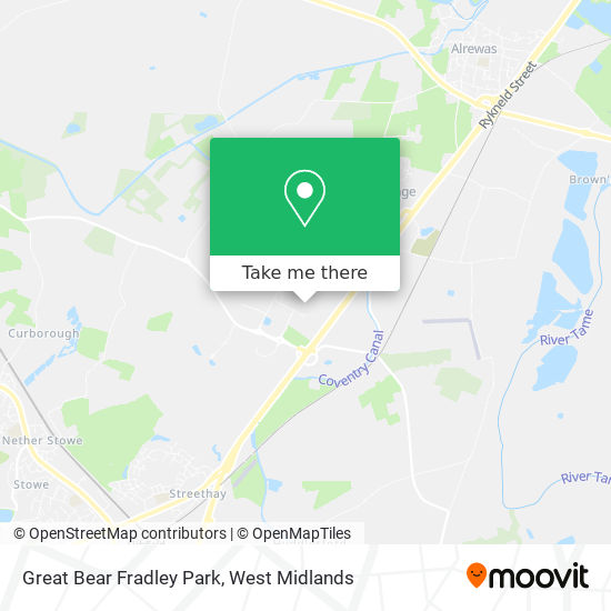 Great Bear Fradley Park map