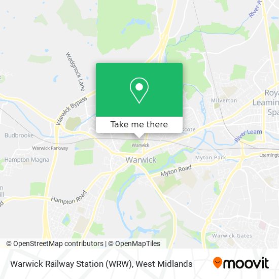 Warwick Railway Station (WRW) map