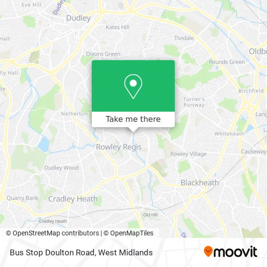 Bus Stop Doulton Road map
