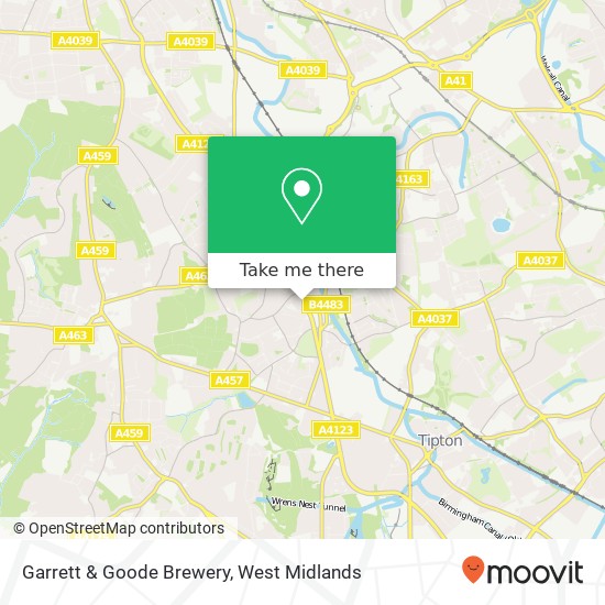 Garrett & Goode Brewery map