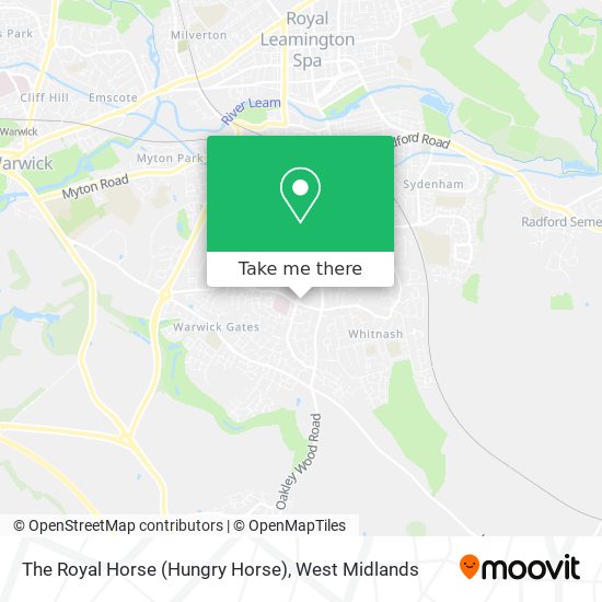 The Royal Horse (Hungry Horse) map