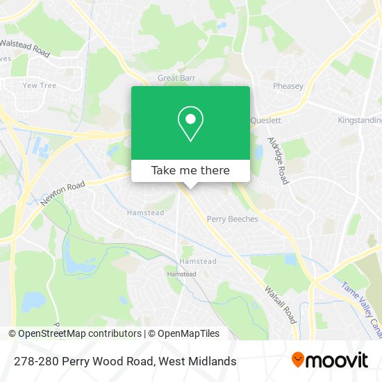 278-280 Perry Wood Road map