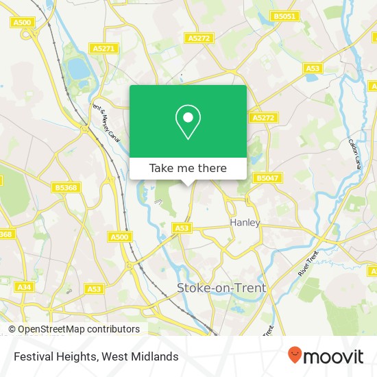 Festival Heights map