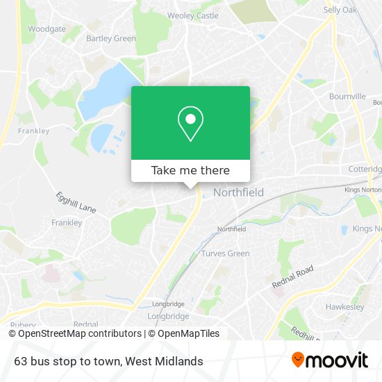 63 bus stop to town map
