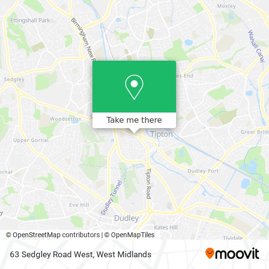 63 Sedgley Road West map