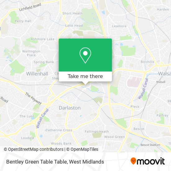 Bentley Green Table Table map