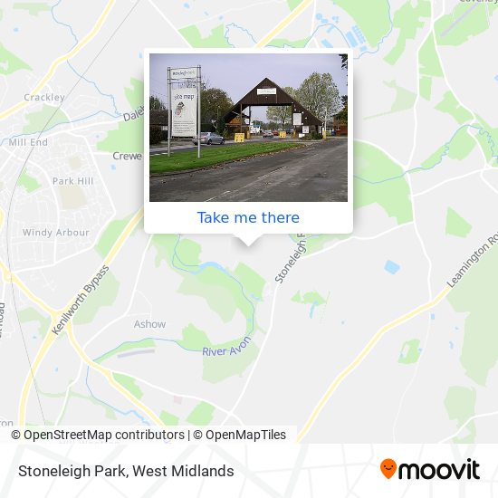 Stoneleigh Park map