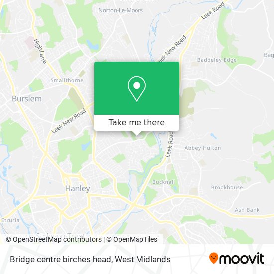 Bridge centre birches head map