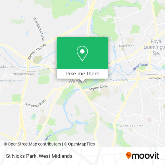 St Nicks Park map