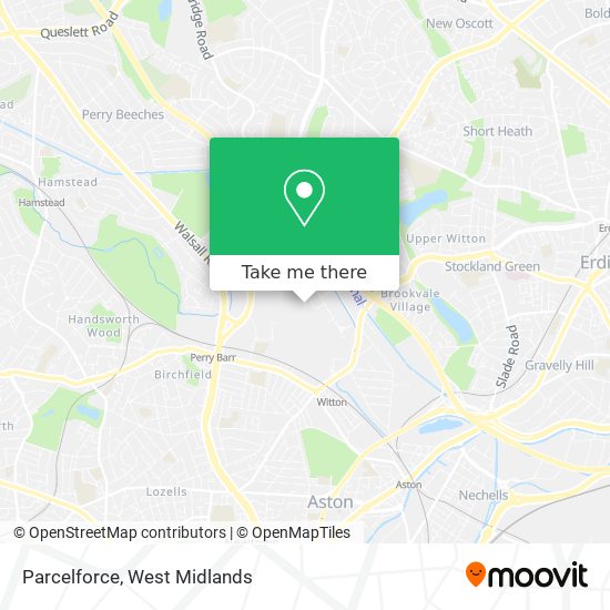 Parcelforce map