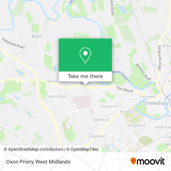 Oxon Priory map