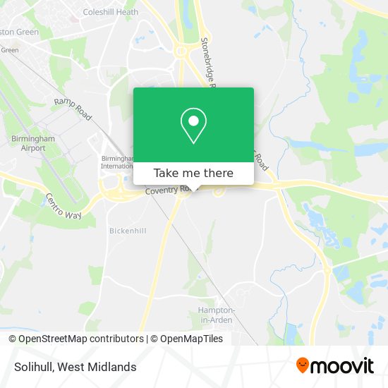 Solihull map