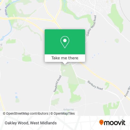 Oakley Wood map