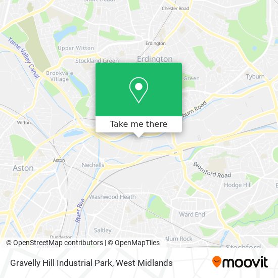 Gravelly Hill Industrial Park map