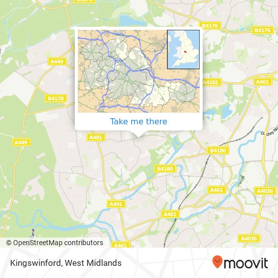 Kingswinford map