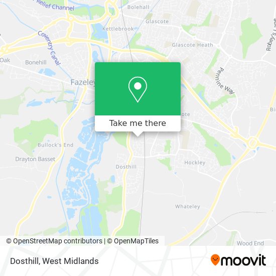 Dosthill map