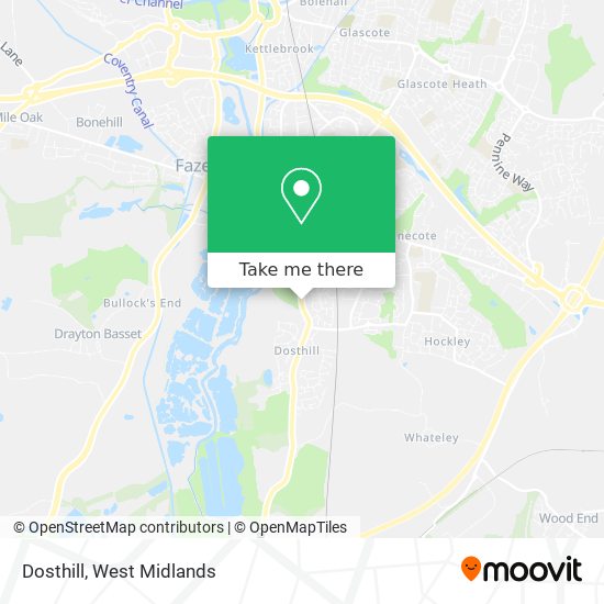 Dosthill map