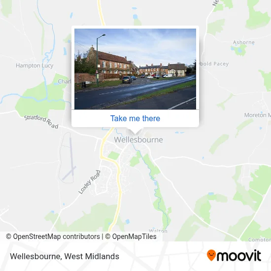 Wellesbourne map