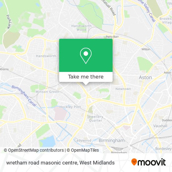 wretham road masonic centre map