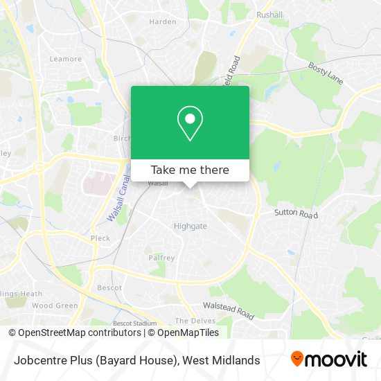 Jobcentre Plus (Bayard House) map