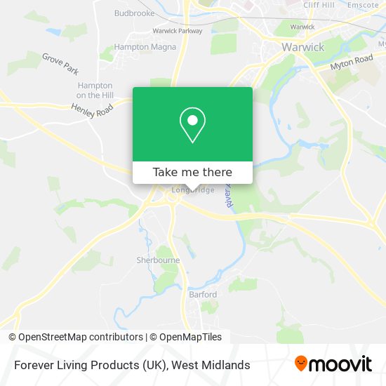 Forever Living Products (UK) map