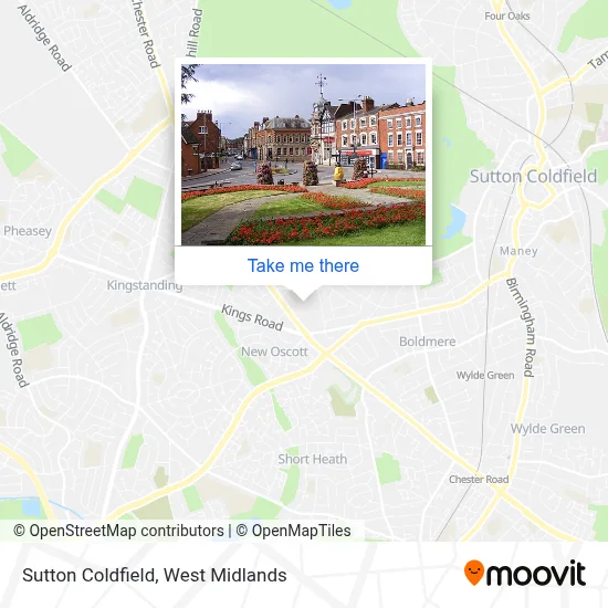 Sutton Coldfield map